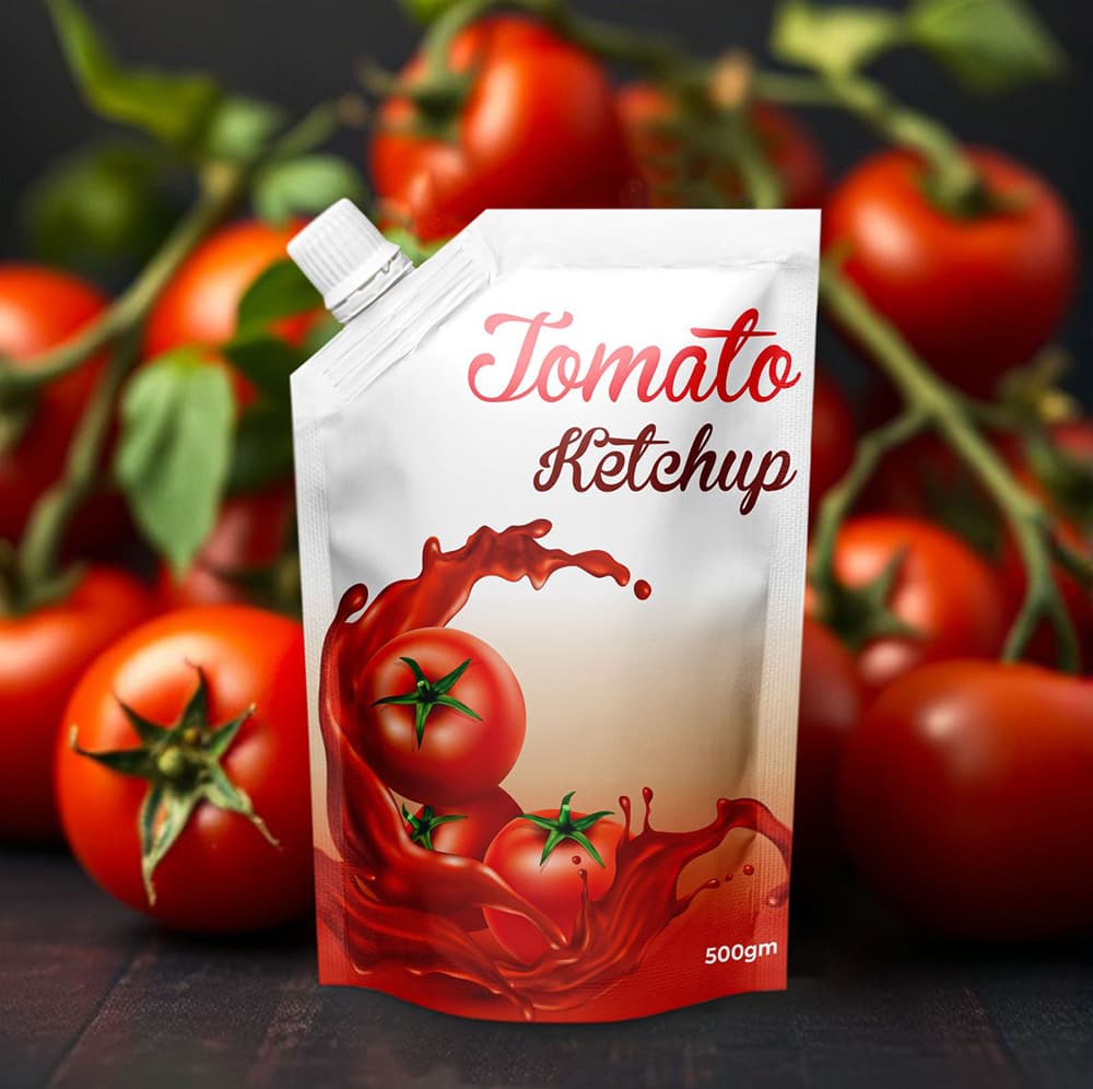 ketchup spout pouch