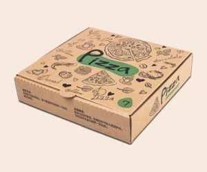 Printed Cardboard Pizza Packaging Boxes